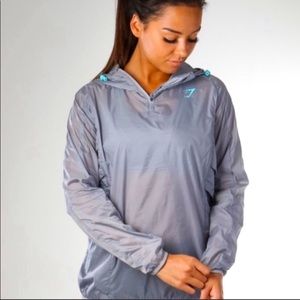 GYMSHARK Wind Breaker ( Adjustable Hood )